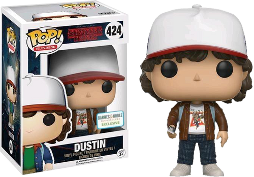 Dustin #424 Brown Jacket Stranger Things Barnes and Noble Exclusive Funko Pop Dustin #424 Brown Jacket Stranger Things Barnes and Noble Exclusive Funko Pop