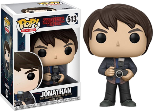 Jonathan #513 with Camera Stranger Things Common Funko Pop