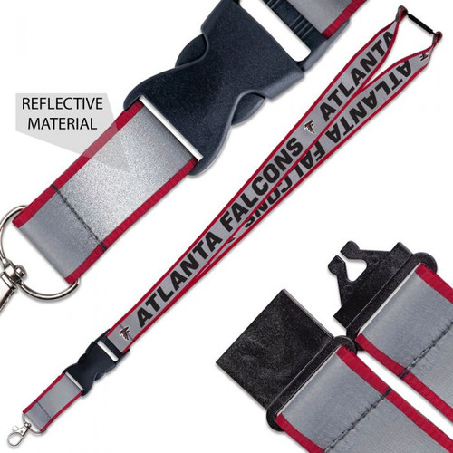 Atlanta Falcons NFL Reflective Lanyard with Buckle