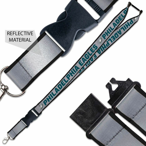 Philadelphia Eagles NFL Reflective Lanyard with Buckle
