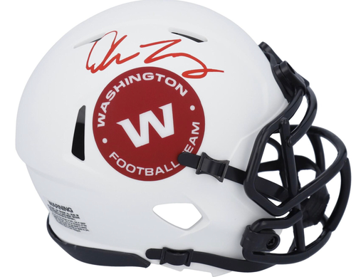 Chase Young Washington Football Team Autographed Lunar Eclipse Mini Football Helmet