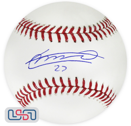 Vladimir Guerrero Jr Toronto Blue Jays Autographed MLB Baseball Vladimir Guerrero Jr Toronto Blue Jays Autographed MLB Baseball