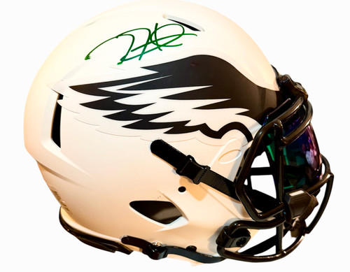 Jalen Hurts Philadelphia Eagles Autographed Lunar Speciality Authentic On-Field Helmet with Visor
