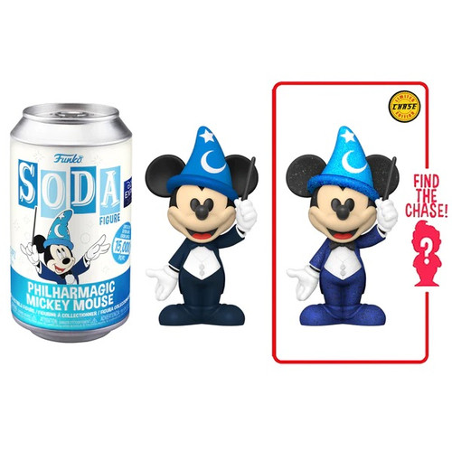 Disney Philharmagic Mickey Mouse Funko Soda Pop Can Vinyl Figure Disney Philharmagic Mickey Mouse Funko Soda Pop Can Vinyl Figure