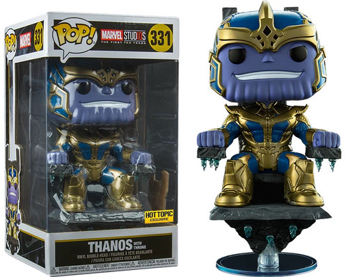 Thanos with Throne # 331 Marvel Avengers Hot Topic Exclusive Funko Pop Thanos with Throne # 331 Marvel Avengers Hot Topic Exclusive Funko Pop