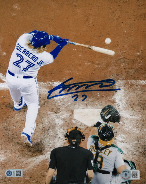 Vladimir Guerrero Jr Toronto Blue Jays Autographed Swinging 8x10 Photo Vladimir Guerrero Jr Toronto Blue Jays Autographed Swinging 8x10 Photo