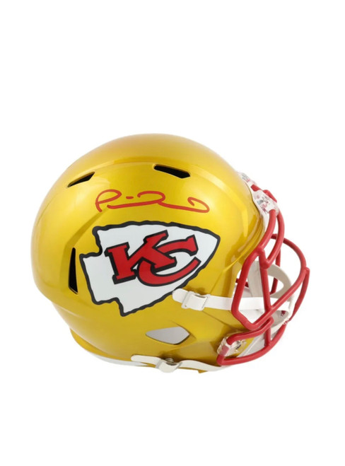 Patrick Mahomes Kansas City Chiefs Autographed Flash Replica Full Size NFL Speed Helmet Patrick Mahomes Kansas City Chiefs Autographed Flash Replica Full Size NFL Speed Helmet