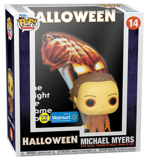 Michael Myers #14 Halloween VHS/DVD Cover Glows in the Dark Walmart Exclusive Funko Pop Michael Myers #14 Halloween VHS/DVD Cover Glows in the Dark Walmart Exclusive Funko Pop