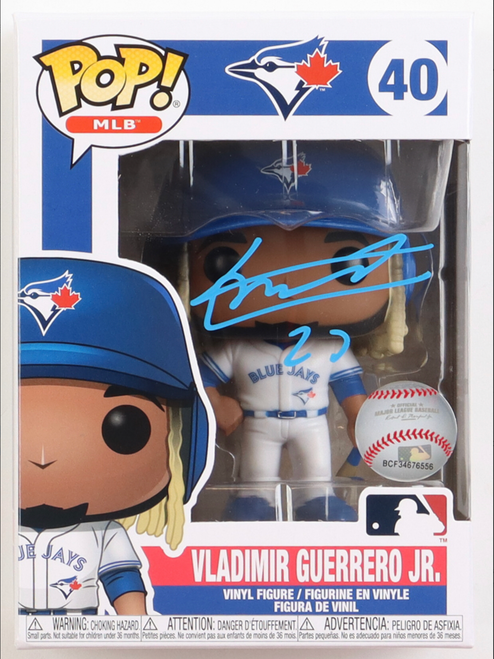 Vladimir Guerrero Jr # Autographed MLB Toronto Blue Jays Funko Pop Vladimir Guerrero Jr # Autographed MLB Toronto Blue Jays Funko Pop