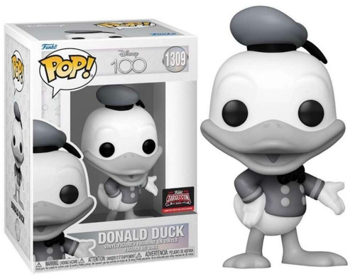 Donald Duck #1309 Disney Black and White Target Con Exclusive  Funko Pop