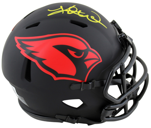 Kurt Warner Arizona Cardinals Autographed  Eclipse Mini Speed Football Helmet