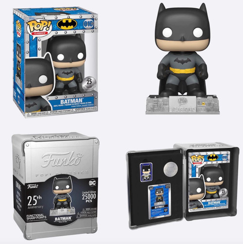 Batman DC #010 25Th Anniversary Vaulted Limited Edition Funko Shop Exclusive Pop Batman DC #010 25Th Anniversary Vaulted Limited Edition Funko Shop Exclusive Pop