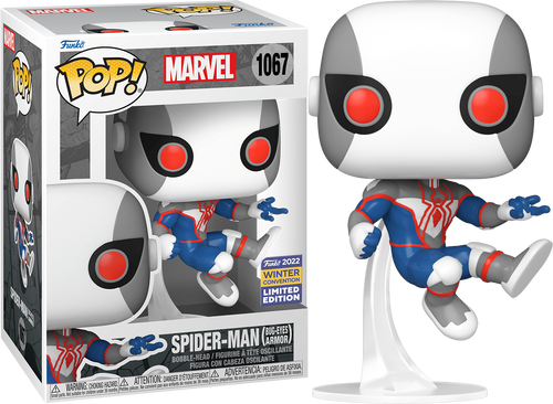 Spider-Man Bug-Eyes Armor #1067 Marvel Winter Convention Exclusive Pop