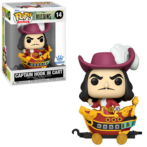 Captain Hook in Cart #14 Disney Villains Trains Funko Shop ExclusivePop Captain Hook in Cart #14 Disney Villains Trains Funko Shop ExclusivePop