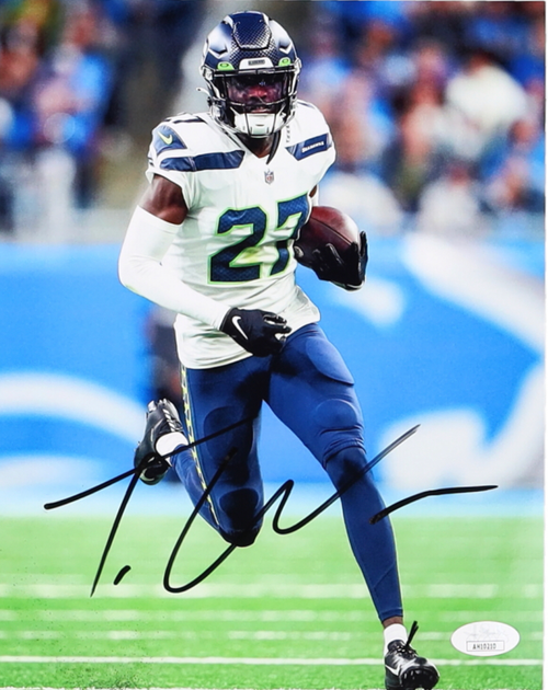 Tariq Woolen Seattle Seahawks Autographed 8x10 Photo