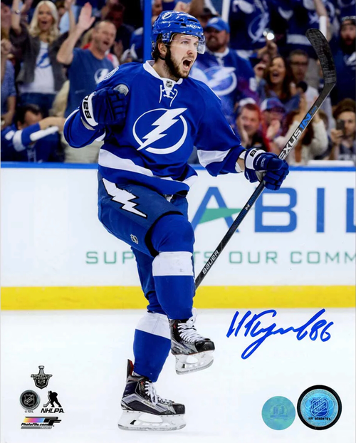 Victor Hedman Tampa Bay Lightning Autographed Black Alternate