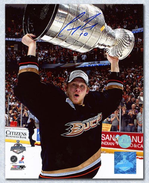 Corey Perry Anaheim Ducks Autographed Hoisting the Cup 8x10 Photo Corey Perry Anaheim Ducks Autographed Hoisting the Cup 8x10 Photo