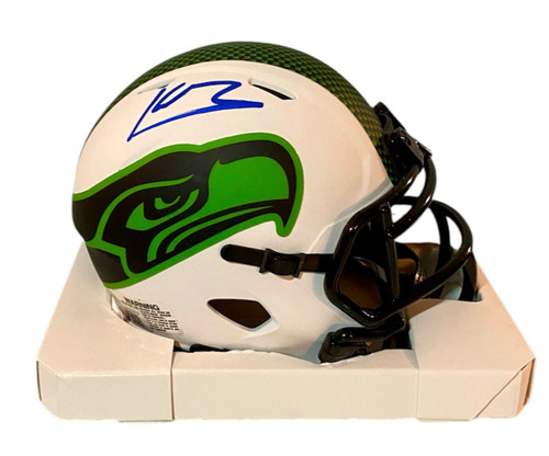 Kenneth Walker III Seattle Seahawks Autographed Lunar Eclipse  Mini Football Helmet