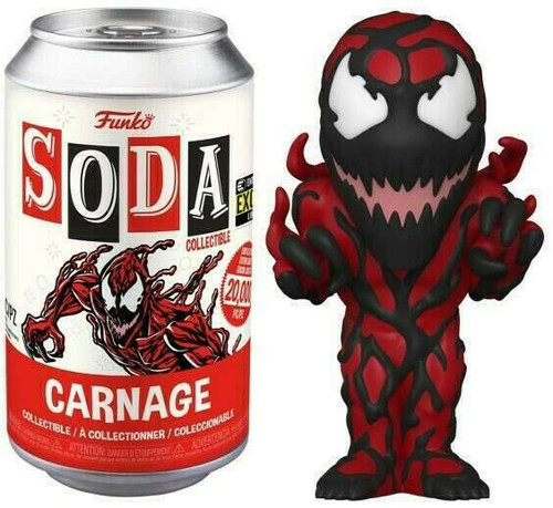 Carnage Entertainment Earth Exclusive Common Funko Soda Pop Can Vinyl Figure