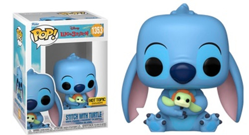 Stitch with Turtle #1353 Disney Hot topic Exclusive Funko Pop Stitch with Turtle #1353 Disney Hot topic Exclusive Funko Pop