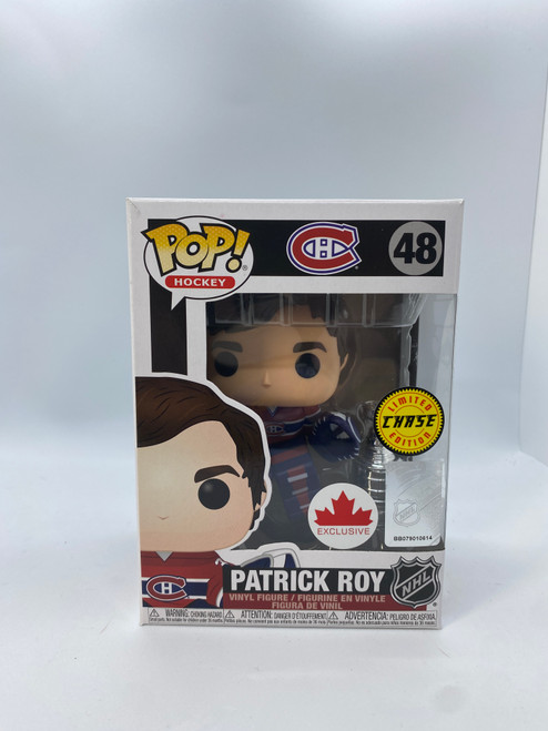 Patrick Roy Montreal Canadiens #45 Dented Chase with Stanley Cup NHL Grosnor Exclusive Funko Pop