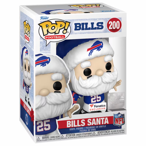 Buffalo Bills NFL Santa Claus Fanatics Exclusive Funko Pop Buffalo Bills NFL Santa Claus Fanatics Exclusive Funko Pop