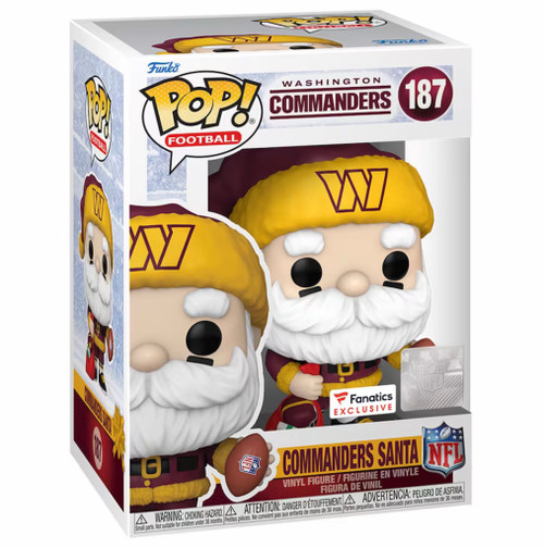 Coming Soon: Washing Commanders NFL Santa Claus Fanatics Exclusive Funko Pop Coming Soon: Washing Commanders NFL Santa Claus Fanatics Exclusive Funko Pop