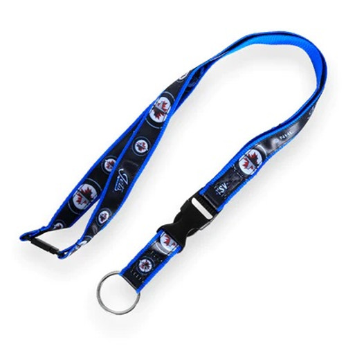Winnipeg Jets NHL Team Colour Lanyard with Detachable Lanyard Winnipeg Jets NHL Team Colour Lanyard with Detachable Lanyard
