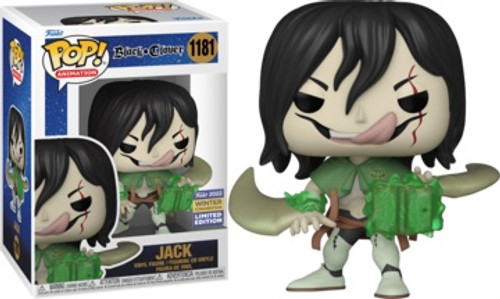 Jack #1181 Black Clover Winter Convention Exclusive Funko Pop Jack #1181 Black Clover Winter Convention Exclusive Funko Pop