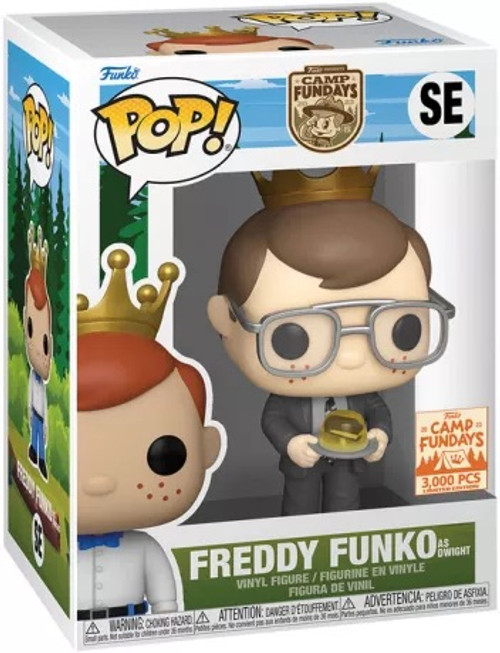 Freddy Funko as Dwight SE Camp Fundays 3000 Pieces Limited Edition Exclusive Funko Pop Freddy Funko as Dwight SE Camp Fundays 3000 Pieces Limited Edition Exclusive Funko Pop