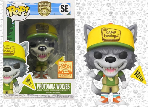 Protomoa Wolves Mascot SE Camp Fundays 6500 Pieces Limited Edition Exclusive Funko Pop Protomoa Wolves Mascot SE Camp Fundays 6500 Pieces Limited Edition Exclusive Funko Pop