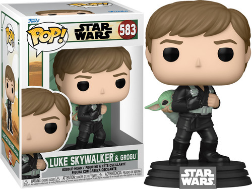 Skywalker and Grogu #583 Star Wars The Mandalorian Funko Pop Skywalker and Grogu #583 Star Wars The Mandalorian Funko Pop