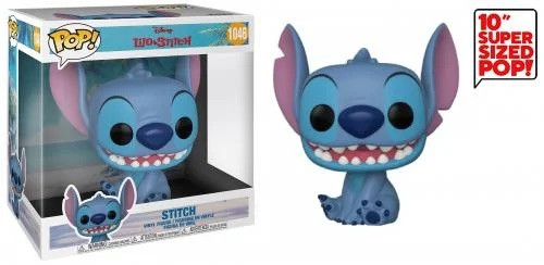 Stitch Smiling Seated #1046 Disney LILO and Stitch 10 Inch  Funko Pop Stitch Smiling Seated #1046 Disney LILO and Stitch 10 Inch  Funko Pop