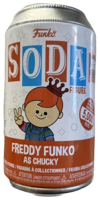 Freddy Funko As Chucky Sealed Can Heavy Metal Halloween Exclusive Funko Soda Can