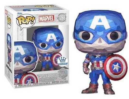 Captain America  #1268 Marvel Facet Funko Shop Exclusive Pop