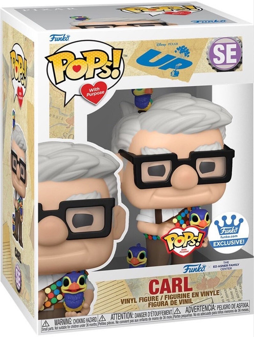Carl  with Baby Snipes SE Disney Funko Shop Exclusive  Funko Pop