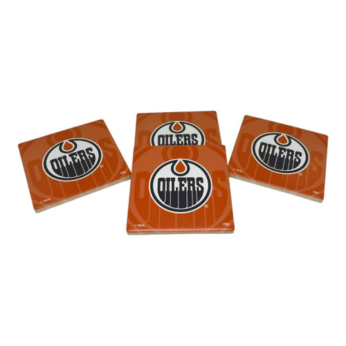 Edmonton Oilers NHL 4 pack Ceramic Coaster Set