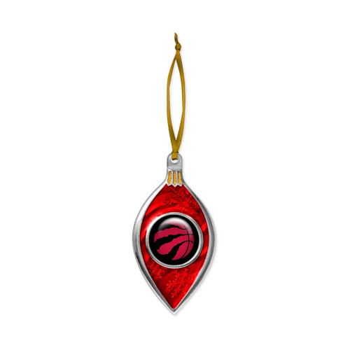 Toronto Raptors NBA Sparkle with Satin Ribbon Christmas Tree Ornament Toronto Raptors NBA Sparkle with Satin Ribbon Christmas Tree Ornament