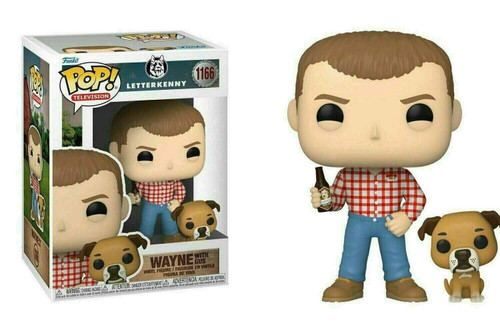 Wayne with Gus   #1166 Letterkenny Funko Pop