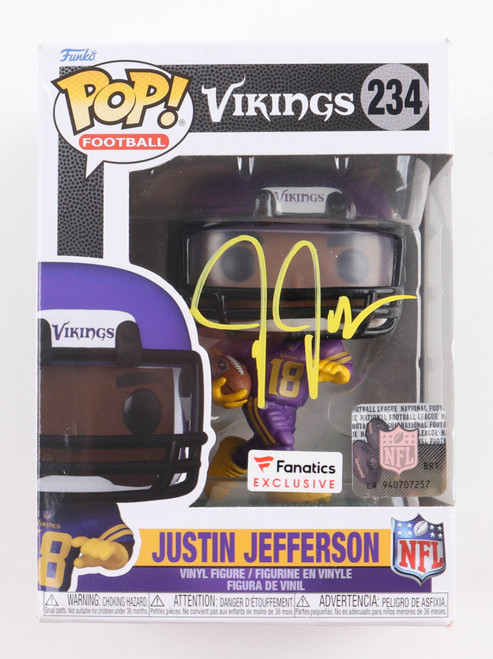 Justin Jefferson Minnesota Vikings #234 Fanatics Exclusive Autographed Funko Pop