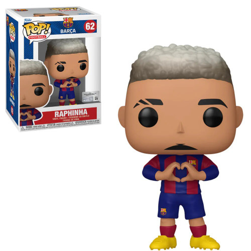 Raphinha #62 Winger Barcelona FC La Liga Funko Pop