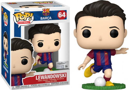 Robert Lewandowski #64 Striker Barcelona FC La Liga Funko Pop