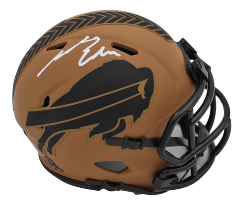 James Cook Buffalo Bills Autographed STS Mini Football Helmet