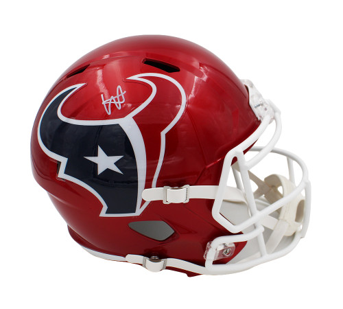 Will Anderson Jr Houston Texans  Autographed Flash Replica Speed Full-Size Helmet