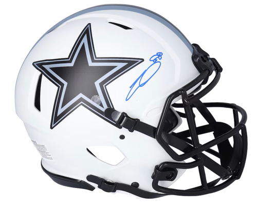 Coming Soon: CeeDee Lamb Dallas Cowboys Autographed Lunar Eclipse Speed Replica Full Size Helmet