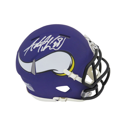 Adrian Peterson Minnesota Vikings Autographed Mini Football Helmet
