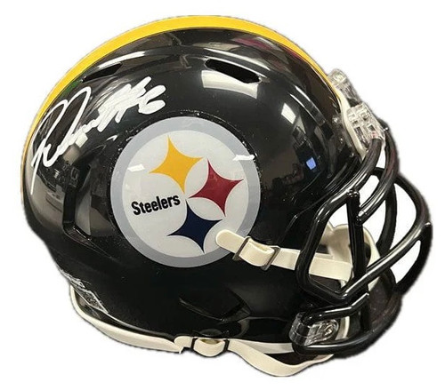 Patrick Queen Pittsburgh Steelers Autographed Mini Football Helmet Patrick Queen Pittsburgh Steelers Autographed Mini Football Helmet