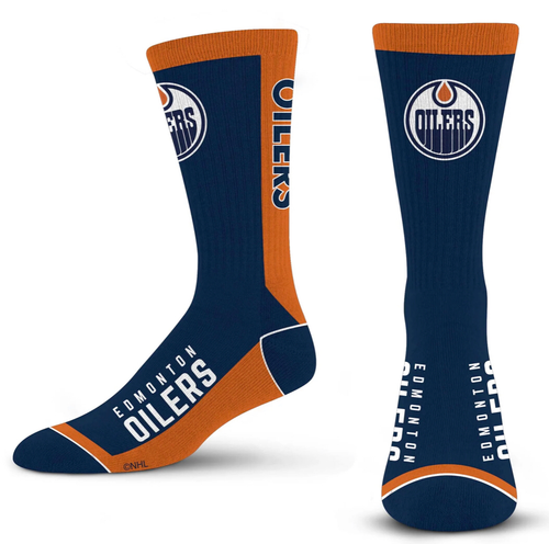 Edmonton Oilers NHL MVP Men’s For Bare Feet Crew Length Socks Edmonton Oilers NHL MVP Men’s For Bare Feet Crew Length Socks