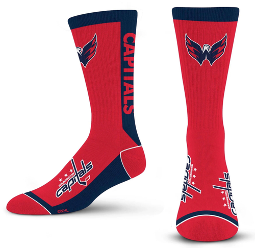 Washington Capitals NHL MVP Men’s For Bare Feet Crew Length Socks Washington Capitals NHL MVP Men’s For Bare Feet Crew Length Socks