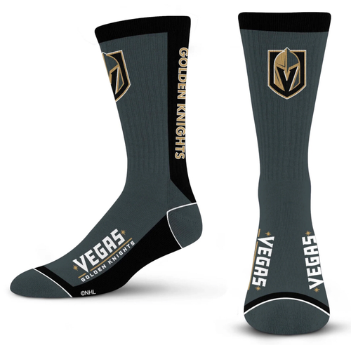 Vegas Golden Knights NHL MVP Men’s For Bare Feet Crew Length Socks Vegas Golden Knights NHL MVP Men’s For Bare Feet Crew Length Socks